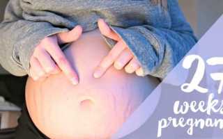 Основные сведения о 27-й неделе беременности
